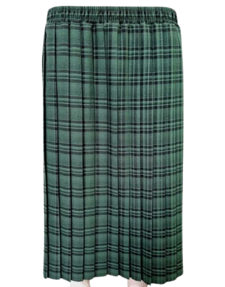Green Long Elastic Skirt