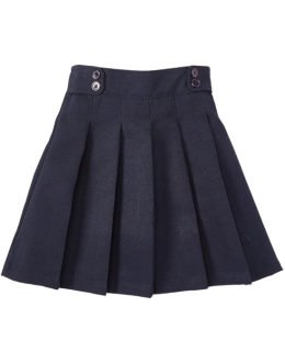 Navy Blue Elastic Skirt